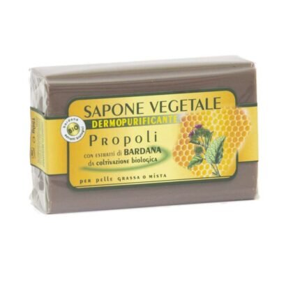 Sapone miele e propoli, bardana - dermopurificante 150g