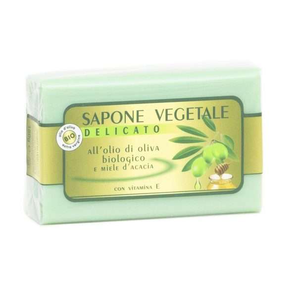 Sapone miele e olio d'oliva - delicato 150g