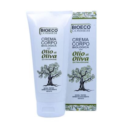 Crema corpo biologica con olio di oliva extravergine 200ml