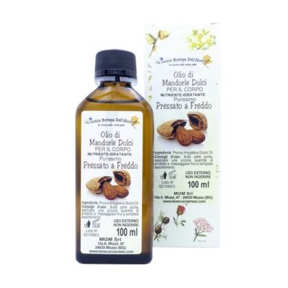 Olio di mandorle dolci per il corpo 100ml