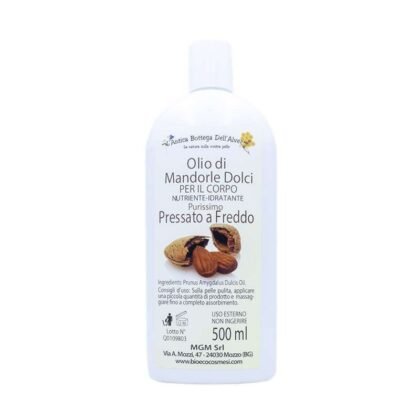 Olio di mandorle dolci per il corpo 500ml