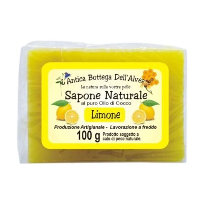 Sapone naturale Limone e Olio di Cocco - 100gr