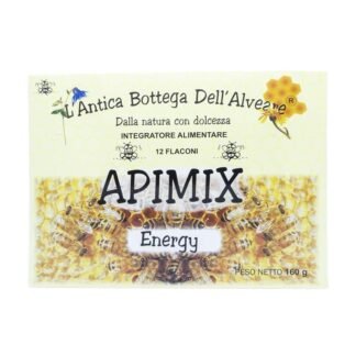 Integratore Apimix Energy con pappa reale, polline e propoli - 12 flaconi