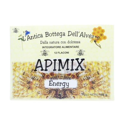 Integratore Apimix Energy con pappa reale, polline e propoli - 12 flaconi