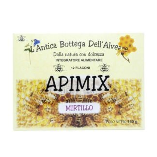 Integratore Apimix Mirtillo a base di pappa reale, polline, propoli - 12 flaconi