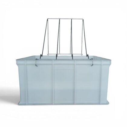 Banco per disopercolare in plastica con sgocciolatoio in acciaio inox H 30 cm "LYSON"